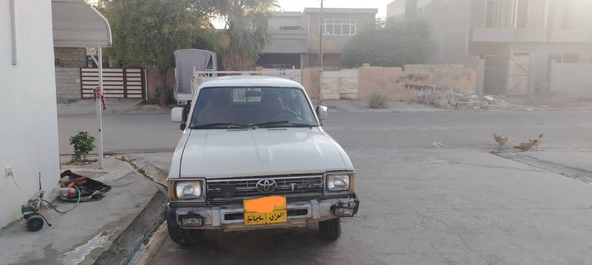 بیكاب تویتا موديل 1982 سعر ۳٥ بی مجال قلیل معمر سیاره لاصرف ولابخار صدر زین طیارات زین كیر بشرط بی بطاقه بنزین كركوك سنويه بعدله ٤ اشهر یسقط سیاره بسم صاحبه شرعي سیاره مال شخل  ***********|||||***********

