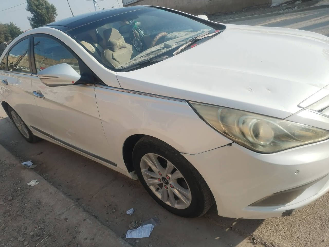 السلام عليكم  سوناتا مضلع خليجي محرك 2400دوش المرغوب وكير وشواصي مكفولات رقم بغداد لبيع او مراوس السعر 95وبيه مجال
مكاني بغداد ***********واتساب موجود..
