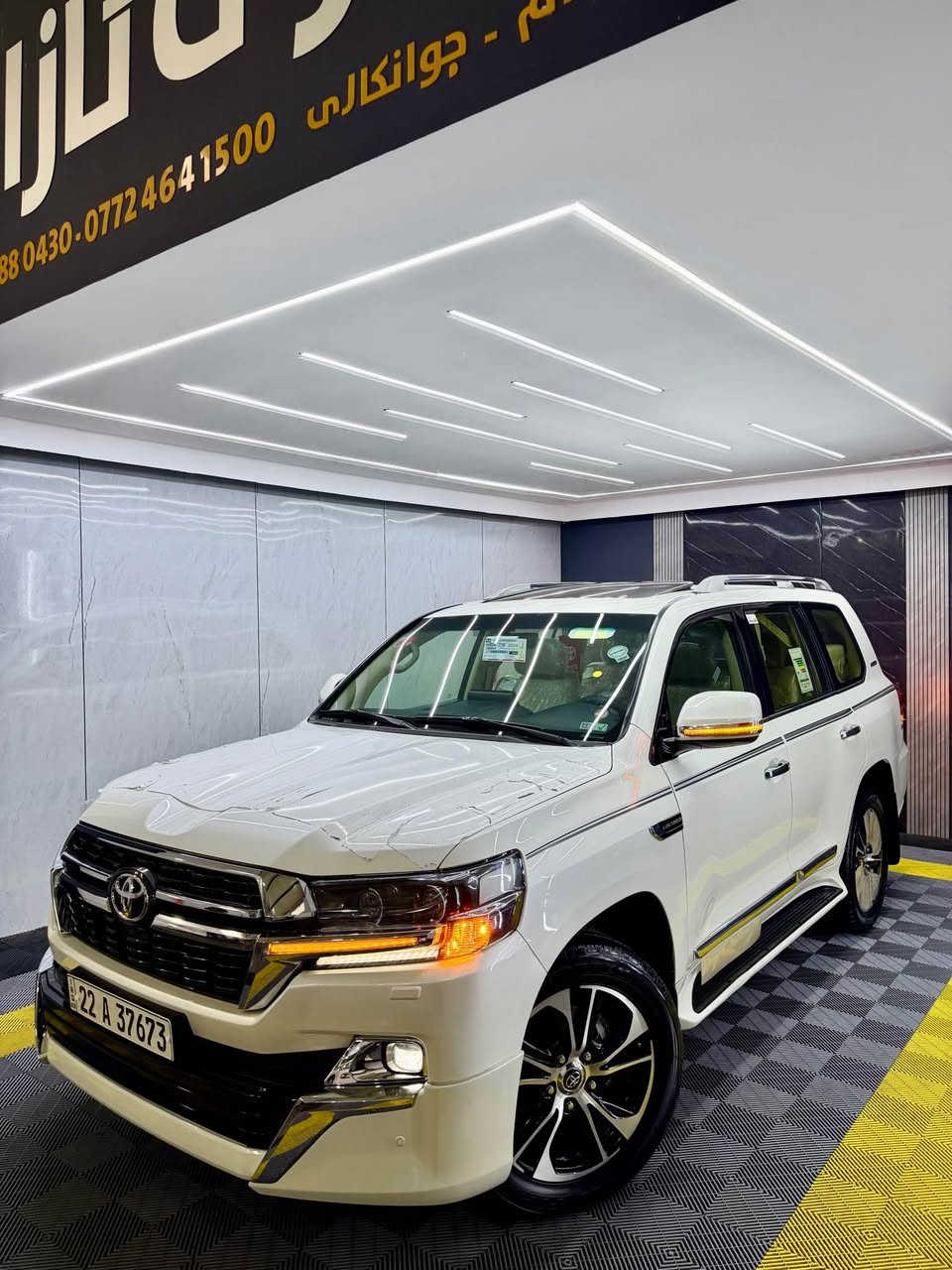 ‎تويتا لاند كروز _ موديل _2021 _  GXR.V8 grand toreng
‎موصفات.فوول SAS اصلى 🦅🔥
‎محرك.(V8) 
‎بسم الله الرحمان الرحيم

‎ملاحظه رجائن سياره (بدون مراوس)🖐🏼

‎تويتا لاند كروز موديل (2021)  
‎🔶سياره مواصفات GXR. V8 .
‎🔶سياره (V8) سلندر
‎🔶سياره كفاله عامه دعاميه لي دعاميه 
‎بدون صبغ +بدون شخت + بدون حالوب 
‎بدون رمل  _ بدون حصوه+حتا دعاميات 
 
‎🔶سياره ماشيه(45) الف كيلو فقط حقيقي
‎🔶٤ اطارات و ويل جديد حلو بدوناي نقص 
‎🔶سياره مواصفات (GXR ) ماشاالله حالو 

‎🔶محرك + گير كل بشرت مامفتوح 
‎بدون صوت + بدون دخان 
كل خراز بلادى موجود
‎🔶( مواصفات) 
‎( صلايت + سلاجه  
‎كوشنات كهرباي ٣ دگم _ حاساس خلفي و امامي_ بصمه + كاميرا بلايت + ٨ ارباگ +  كيج لكزز+ لايتات زينون+ +داغل بlماروني+دابل اكسل +سندوق شفط بلادى+ ٣ شاشات بلادى+ شحن موبايل)

‎🔶تحويل بشرت مباشر حول كل جديد

‎🔶مكان سياره سليمانيه 
🔶 ***********
‎🔶سعر (593)ورقه Singapore
