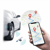 جهاز تتبع GPS • تتبع مباشر • نطاق جغرافي