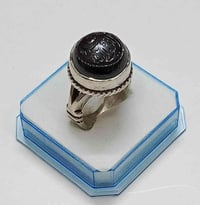 خاتم حجر الصيني مكاوي قديم فضه 925 صياغه يدويه ثقيله القياس 24 السعر  ...