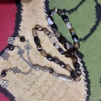 سبح احجار اصلية • خاتم فضة