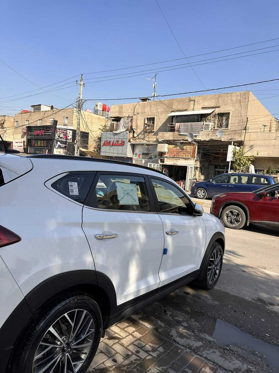 سلام عليكم
توكسان 2019 خليجيه وكالة ( الگاصد )
فول 1/1 
٣ وضعيات قياده 
٥ ويل كب 
بانوراما 
شاشه كبيره
تحكم ستيرن جهتين
لايت زنون ( عدسه متحركه ) 
لدات
مري شفط
تدفئه تبريد قطعتين 
مكينه 2000 
داخل لونين - صاچ 
گير ومكينه مكفول 
السياره ماشيه 69 كم
السعر. 196 $ وبيهه مجال 
*********** 
مكان السياره بغداد الدوره
