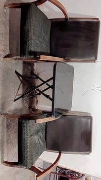 كرسين • خشب وصاج • اصلي