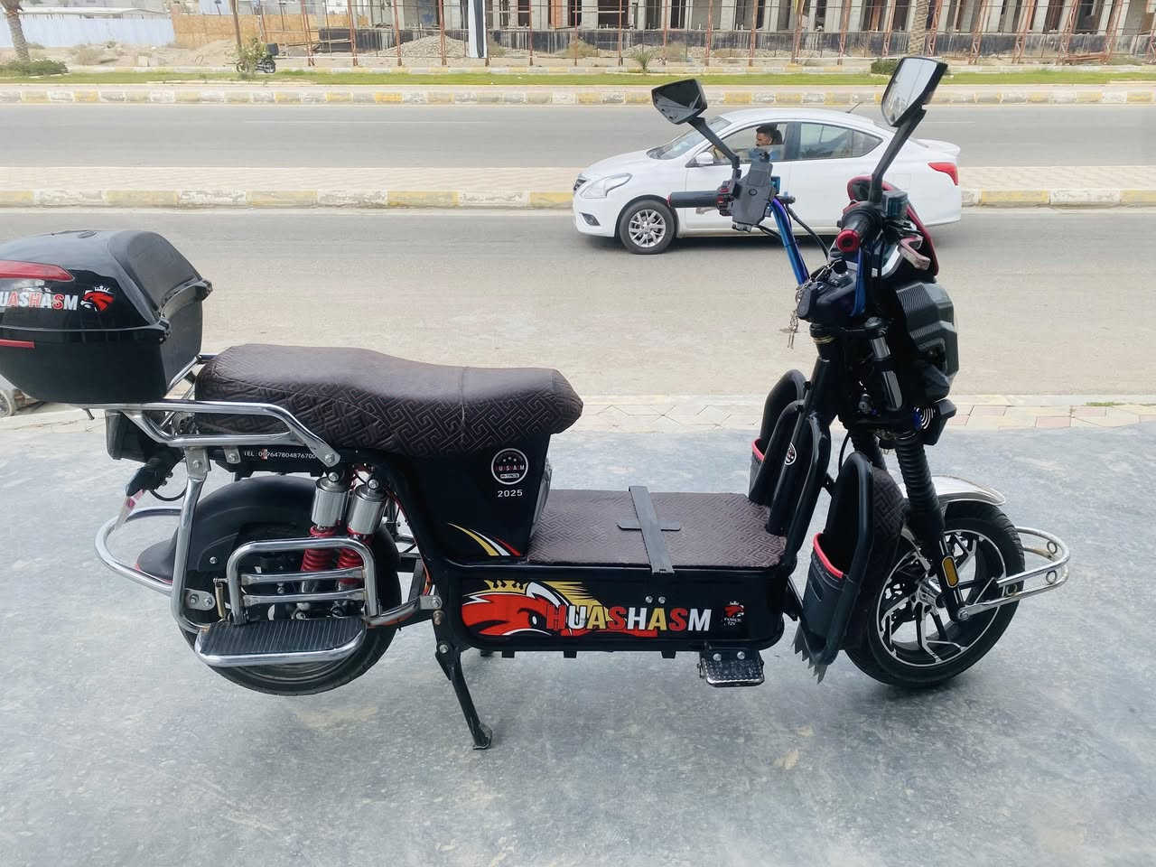 السلام عليكم
للبيع - هيوشه 2025

بعدها جديده 

بطارياتها عل فحص وافتحهن تشوف التأريخ مالهن

مواصفاتها :

بصمه تشغيل

مثبت سرعه

أربع تبديلات +بك

سماعه

الجنطه الي جوه الكشن كهربائيه تفتح عن بعد من الريمونت

لدات تخبل +البك لايت ألوان

الدراجه غنيه عن التعريف بالمتانه وكلش قويه السعر (700الف) وبيها مجال قليل
☎️***********/بي واتساب
