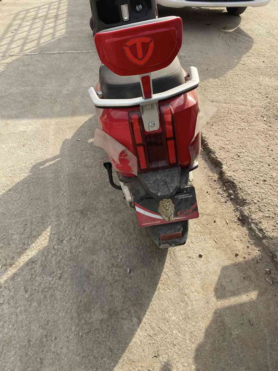 سلام وعليكم درجه الريان للبيع
جديده ماشيه٥٠٠كيلو مكان بغداد حي الجامعه 
السعر مليون ***********
