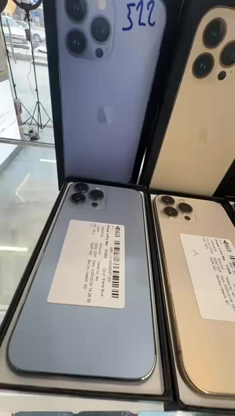 تم وصل 13 برو ماكس
شرق اوسط 

ذاكره : 256 👉🏻 وذاكره 512

يطاريات 83/84/85/86/87/88/🔋

فول نضافه وتر بروڤ

على الفحص وضمان 

ملحقات كارتون فقط 

متوفر جمله + مفرد 

العنوان : بغداد 

***********اتصال واتساب
