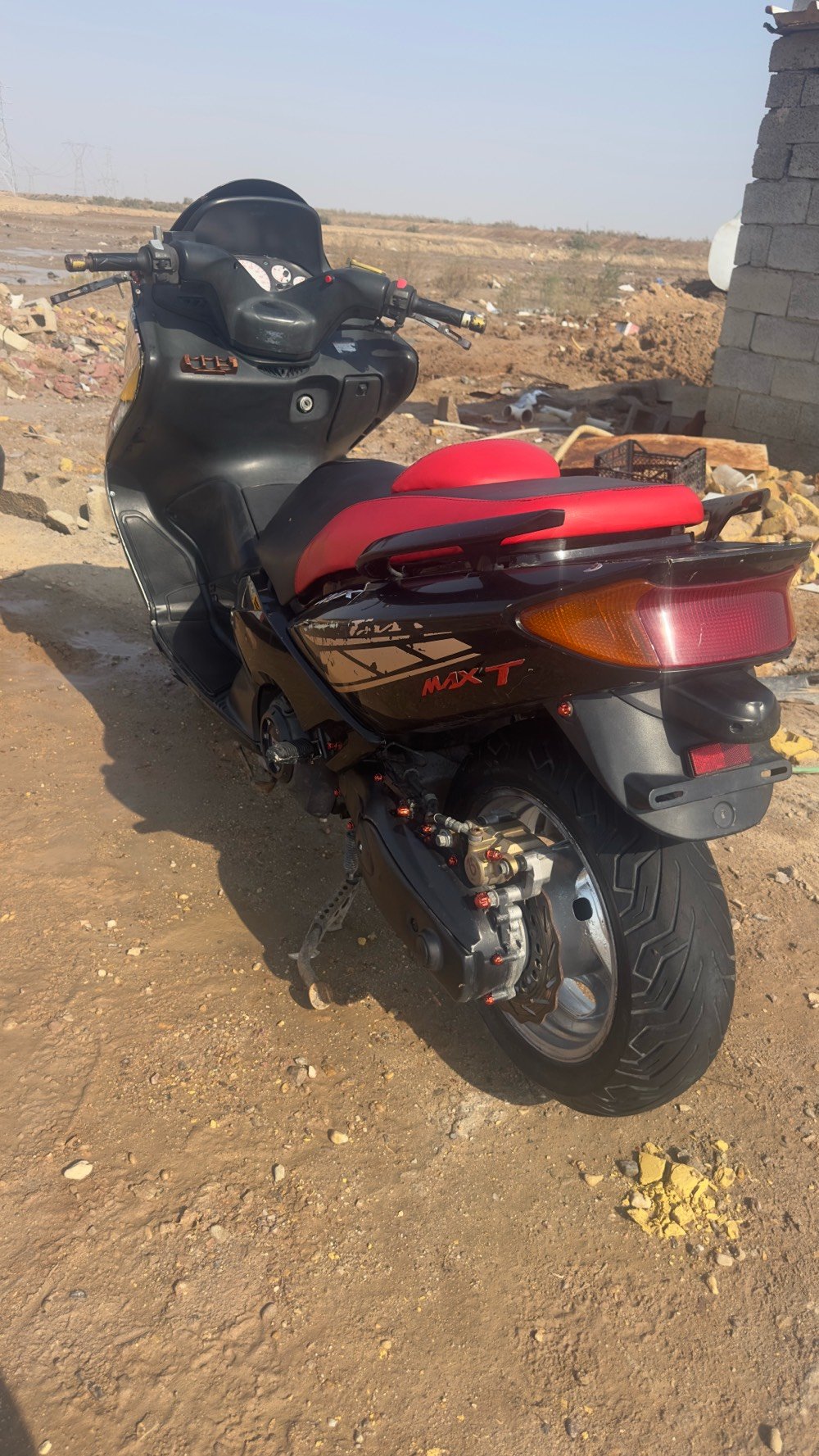 سلام عليكم دراجه تي ماكس محرك ما مفتوح ابلاد 2007 العنوان ميسان