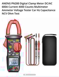 كلامب ميتر • ٦٠٠ فولت • ٦٠٠ أمبير