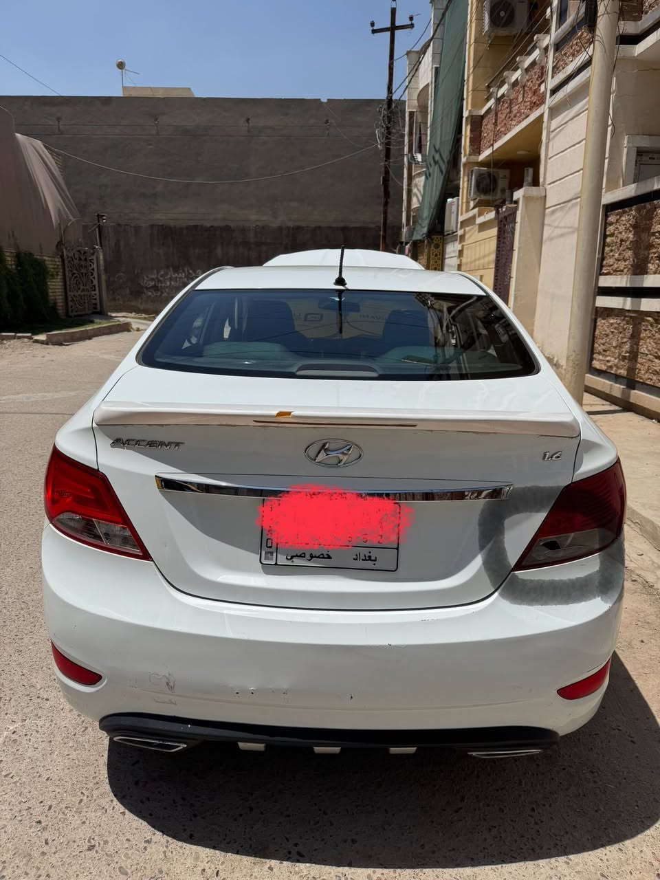 السلام عليكم اكسنت2016 خليجي 
ماشيه 102 
صدر امامي جديد 
مكينه خير من الله 
تخم بلكات مجاول جديد
ولف حماوة جديد
تبريد ثلج 
شخوط بسيطة بالدعاميات 
السعر 118$
للاستفسار 
***********
