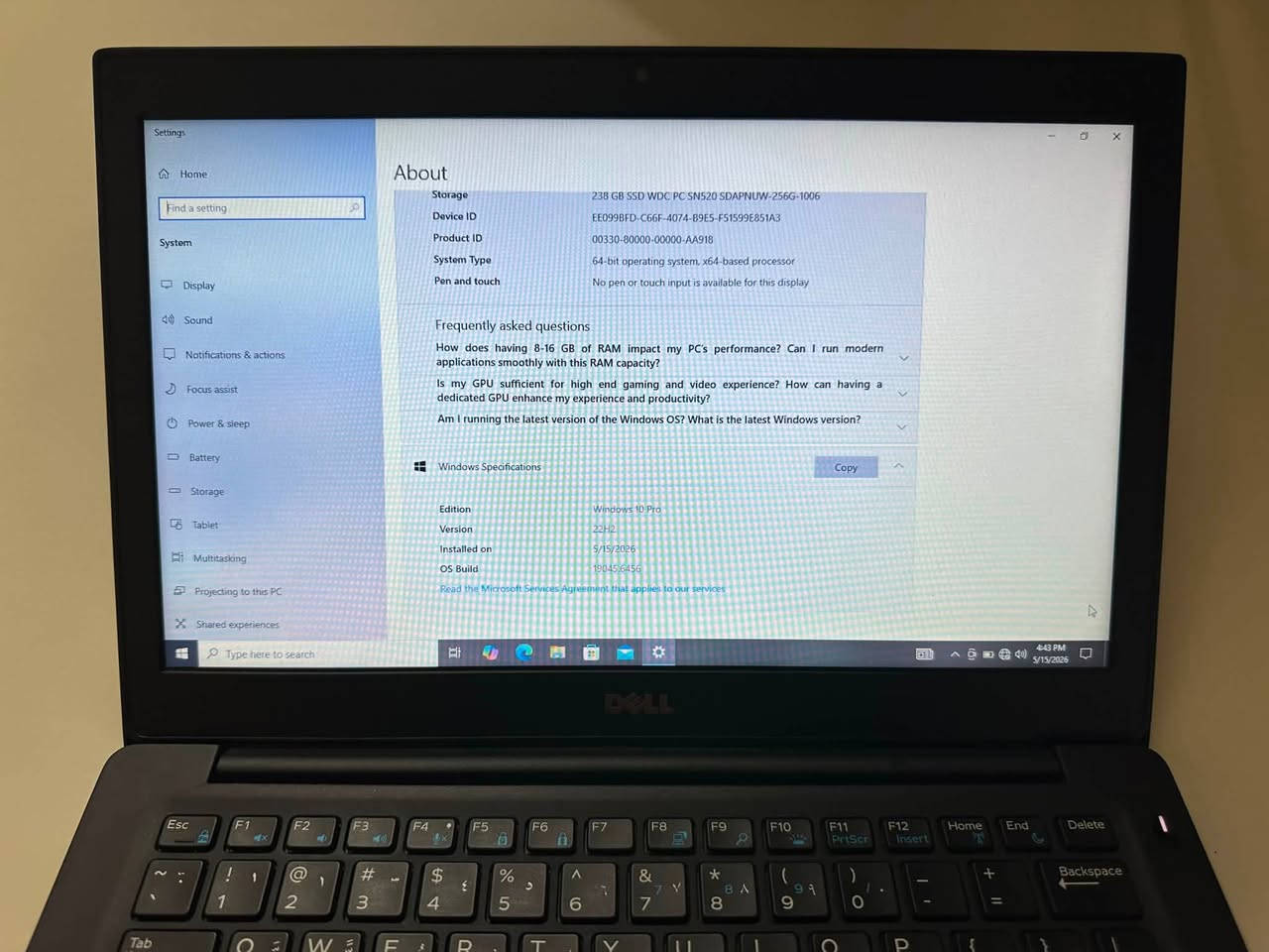 لابتوب DELL
وندوز 10
كوراي 5
جيل سادس
رام 8
شاحنة شغالة 
المداخل ( تايب سي _ USP _ شاحنة _ سماعات _ رام )
كلشي شغال 
 بي شخوط بسيطة بس بالغلاف 
و باقي التفاصيل بالصور 
السعر 175و بي مجال 
📍مكاني / بغداد _حي الجامعة
للأستفسار خاص


**إذا كنت صاحب هذا الإعلان وتريد حذفه لأي سبب، رجاءا أرسل رسالة إلى الدعم الفني**