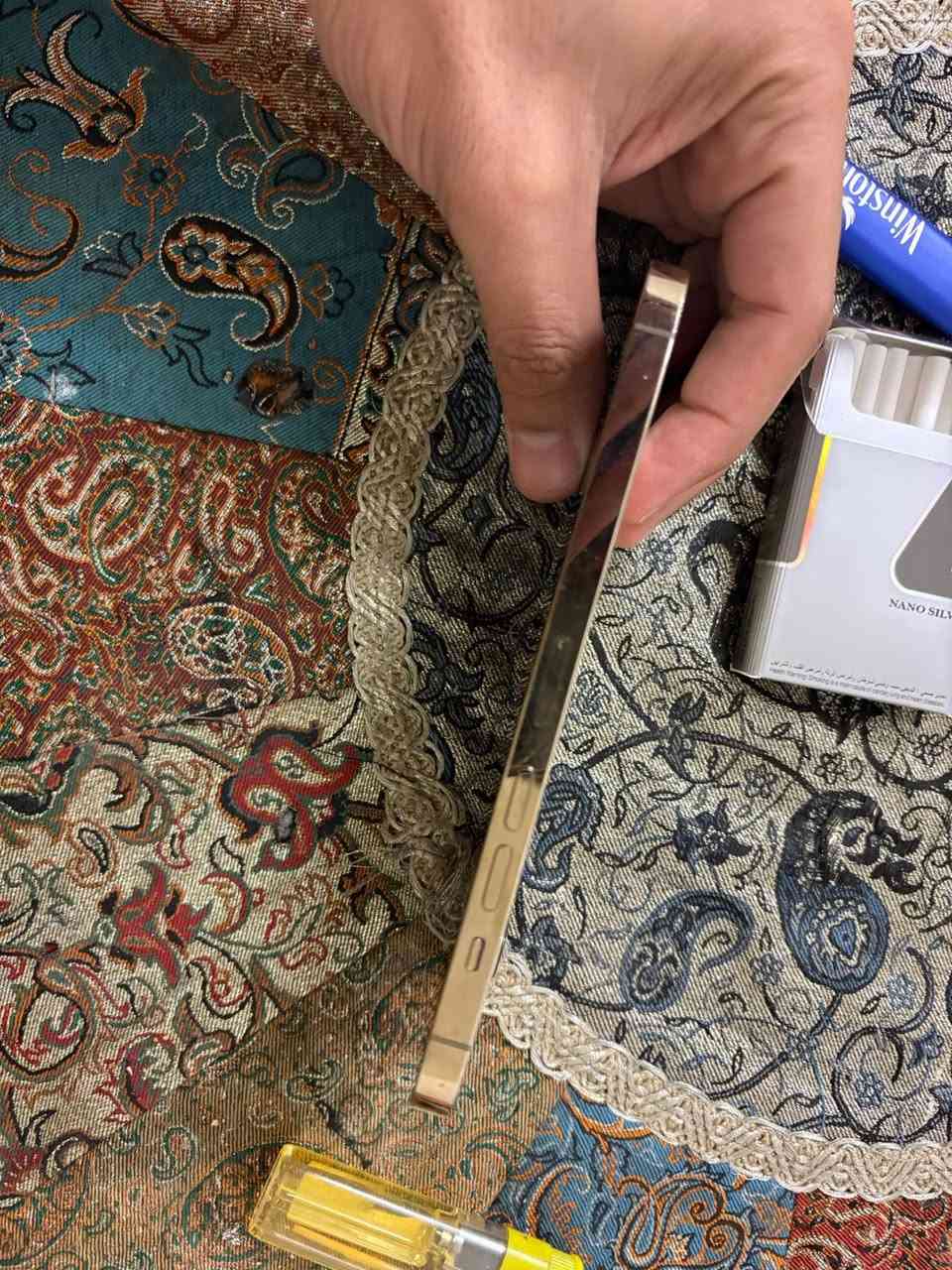 السلام عليكم ايفون 13 برو ماكس ذاكرة 256بلادي بطارية 76 تلفون لا مفتوح ولا مبدل بي شي السعر 700 ؟ ***********
