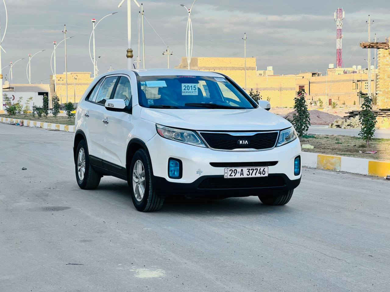 للبيع كيا سورنتو 2015 وارد امريكي
رقم واسط الدولي  تحويل ثاني يوم 
ضررها جاملغ وبنيد مبدلات وبيبان 2 صبغ السياره جديده وجاهزه ماشيه 92 الف حقيقي. نص فول مواصفات اشاير بلمري ويل كروم محرك 2400 دواخل لونين تبريد قطعتين يده نيكل تحكم ستيرن سياره خير من الله مكانه الناصرية المركز السعر 135 وبيه مجال للاستفسار‏‪0786 286 7274‬‏
