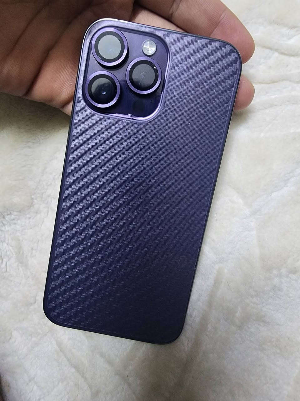 ايفون ١٤برو ماكو للبيع
شرط الحاسبه والنظافة مامفتوح كله بلادي

ذاكره ١٢٨

بطاريه ٨١

السعر ٨٥٠  تواصل

***********
