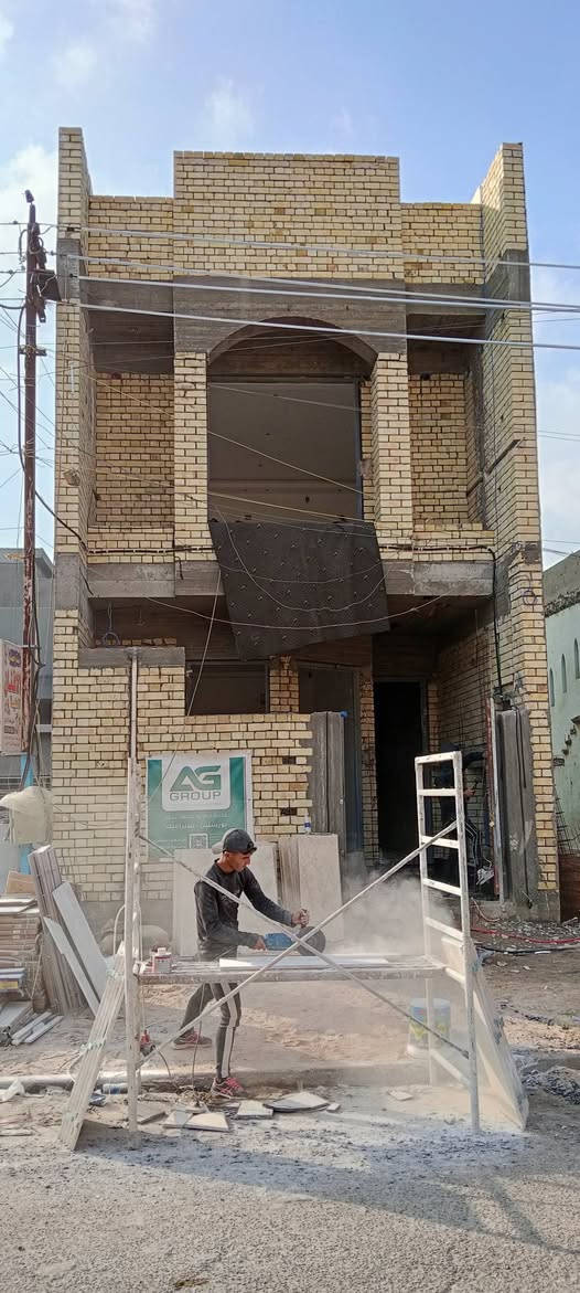 من تصاميمي بواجهه مرمر 5 متر العرض بغداد حي العدل اي ستفسار ابو سند الموصلي ***********
