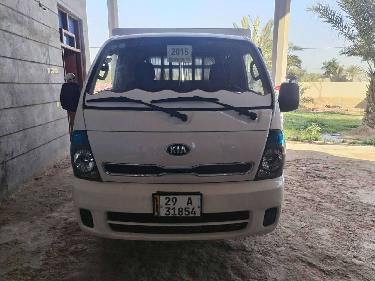 كيه موديل ٢٠١٥ مكفوله رقم واسط انكليزي سياره جديده سنويه ٢٩ مكان السياره واسط محجره تخم تاير ***********كهربائيات كلها شغاله
