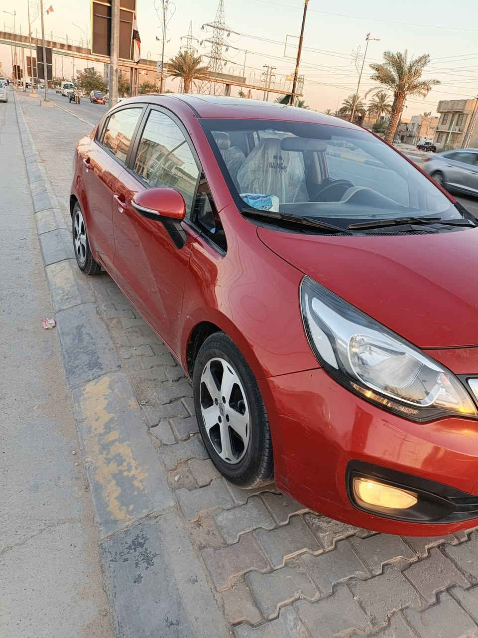 كيا ريو موديل 2015خليجية بسمي فول واحد على واحد مكفولة من الصبغ والضربةوالتبديل ماعدى بارد بالجاملغ الخلفي محرك 1600دبل قطرة مكاني كربلاء السعر 96للاستفسار الاتصال على الرقم ***********
