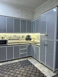 كاونتر ألمنيوم • سطح كوارتز • سلات هايدروليك