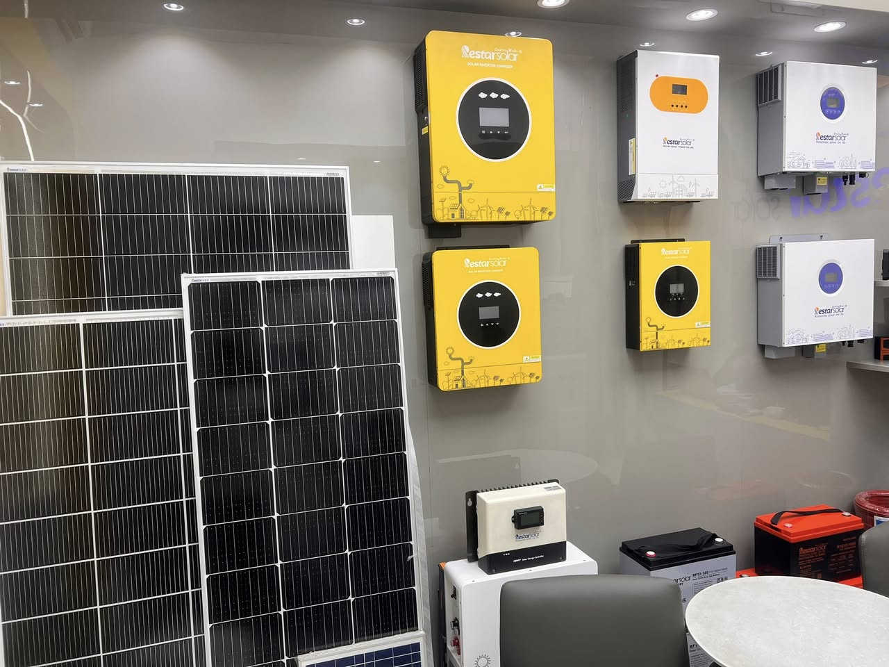 مصنع ريستر سولار 

الواح جميع المقاسات 3واط الي 720 واط

بطارية جل200 امبير 150 امبير 100 امبير 7 امبير

بطارية ليثيوم 15 كليو 10 كليو 5 كليو

انفرتيرا زراعية 

مضخات مياه

 ديرة دبي 00971507350031
متوفر استوك بغداد


**إذا كنت صاحب هذا الإعلان وتريد حذفه لأي سبب، رجاءا أرسل رسالة إلى الدعم الفني**