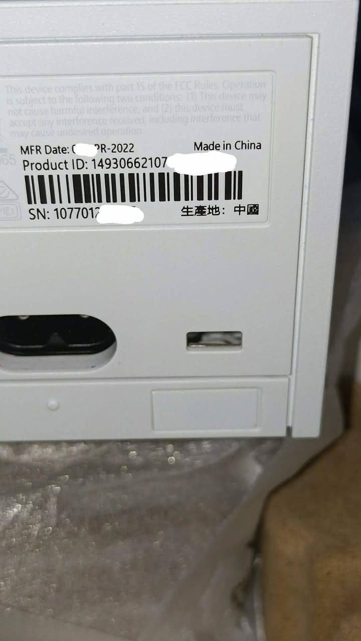 XBOX SERIES S 512G
إصدار سنة 2022 
كامل ملحقات نضافة 100%
فعلت شهر فقط 
سعر 370


**إذا كنت صاحب هذا الإعلان وتريد حذفه لأي سبب، رجاءا أرسل رسالة إلى الدعم الفني**