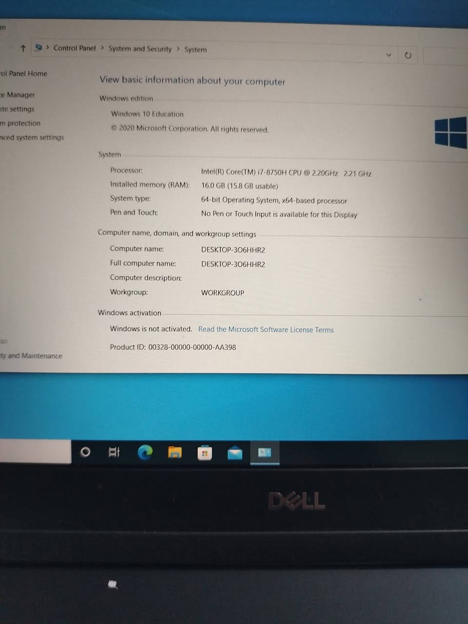لابتوب ديل للبيع كورد  الجيل ٨
رام 16 
هارد 512 ssd
المعالج فئة H
كارت الشاشة خارجيNvidia Quadro p2000 (4 كيكا)
كارت شاشة داخلي ( 8 كيكا)
المجموع الكلي (12 كيكا)
  حجم الشاشة 15.6 
ينفتح 180 درجة 
البرامج الهندسية والعاب
معه شاحنة أصلية
البطارية تعبانة
السعر 400 الف قفل


**إذا كنت صاحب هذا الإعلان وتريد حذفه لأي سبب، رجاءا أرسل رسالة إلى الدعم الفني**