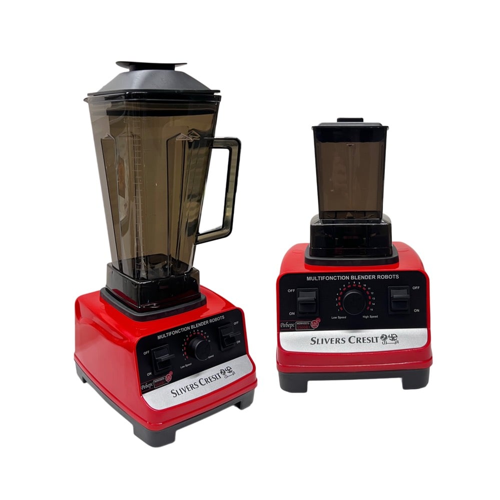 ⚡🥤 خلاط Slivers Creslt SC-1589… قوّة تعتمد عليها!

محرك قوي 5500 واط وسرعة عالية 32000 دورة/الدقيقة لخلط وطحن سريع وناعم 💪

شفرات ستانلس ستيل قوية مع تحكم بالسرعة لنتائج مثالية كل مرة 🔪🎛️

جرة كبيرة 2.5 لتر تكفي كل احتياجك، مع نظام حماية ذكي لأمان أكثر 🔒

اختيارك العملي لكل يوم 🍹