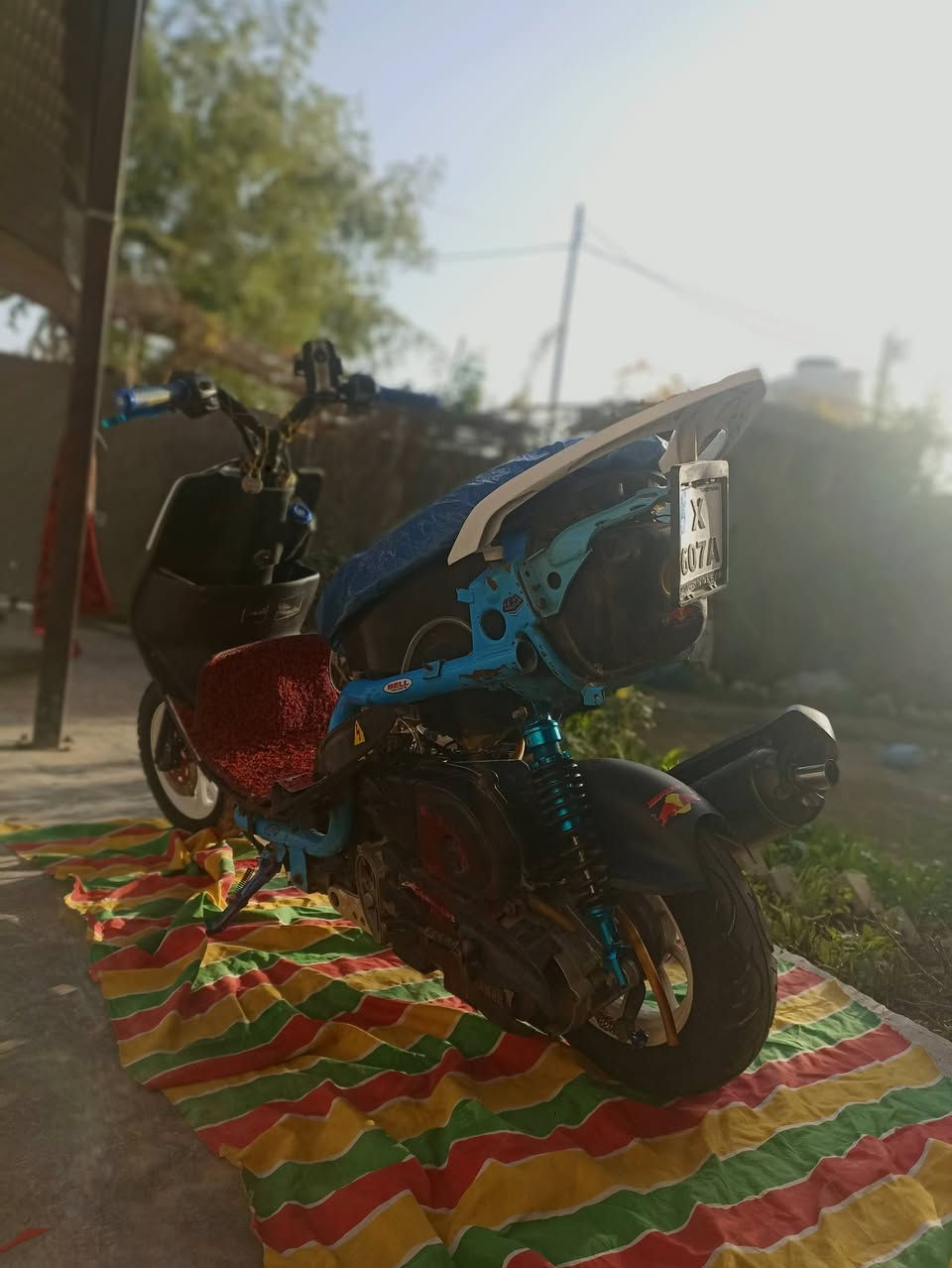 السلام عليكم
دراجه ماكس مال العب ✈️
 
 الدراجه بيها شلعه تشك الكاع 
شغاله سلف أو هندر بكل وقت 
                          
                                      بوشه 55 كابريتر غفاز 
مزوده يدات +,توجه+دبل خلفي +كابريتر غفاز 
نضافه الدراجه 90٪ سعر 400او بيها مجال بصيط

                            ***********
                            ***********👉بيه واتساب
