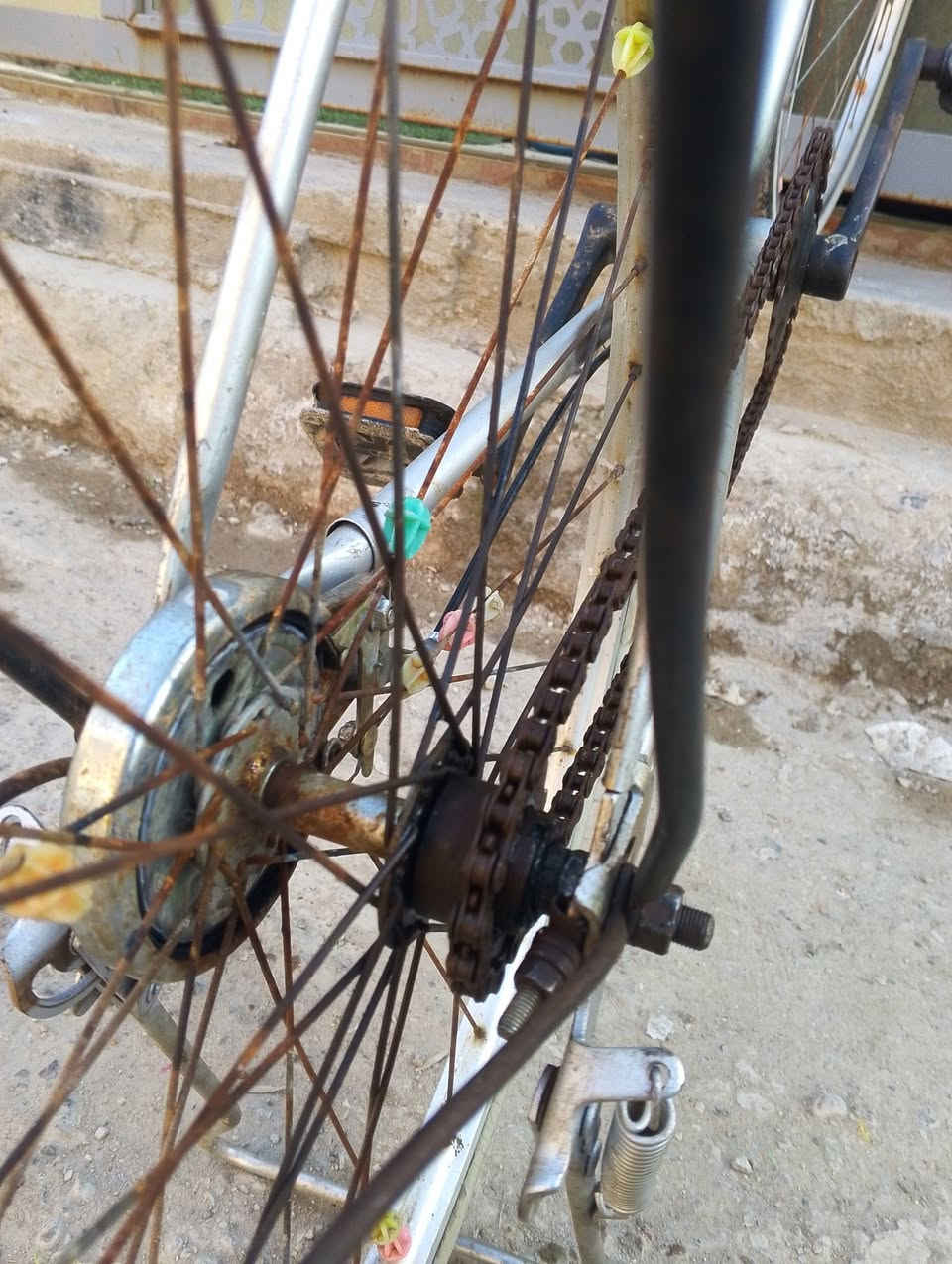 سلام عليكم  باسكل بناتي  البيع حجم 26  سعر 60 بي مجال  شراي راسني واتساب  *********** مكاني بغداد البياع شرطة خامسة
