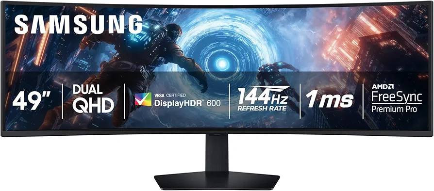 السلام عليكم شاشه  Samsung 49 G9 ultra  مراوس بشاشه OLED فقط  متواجد واتساب ***********. ادمن وافق ورده 🌹❤️
