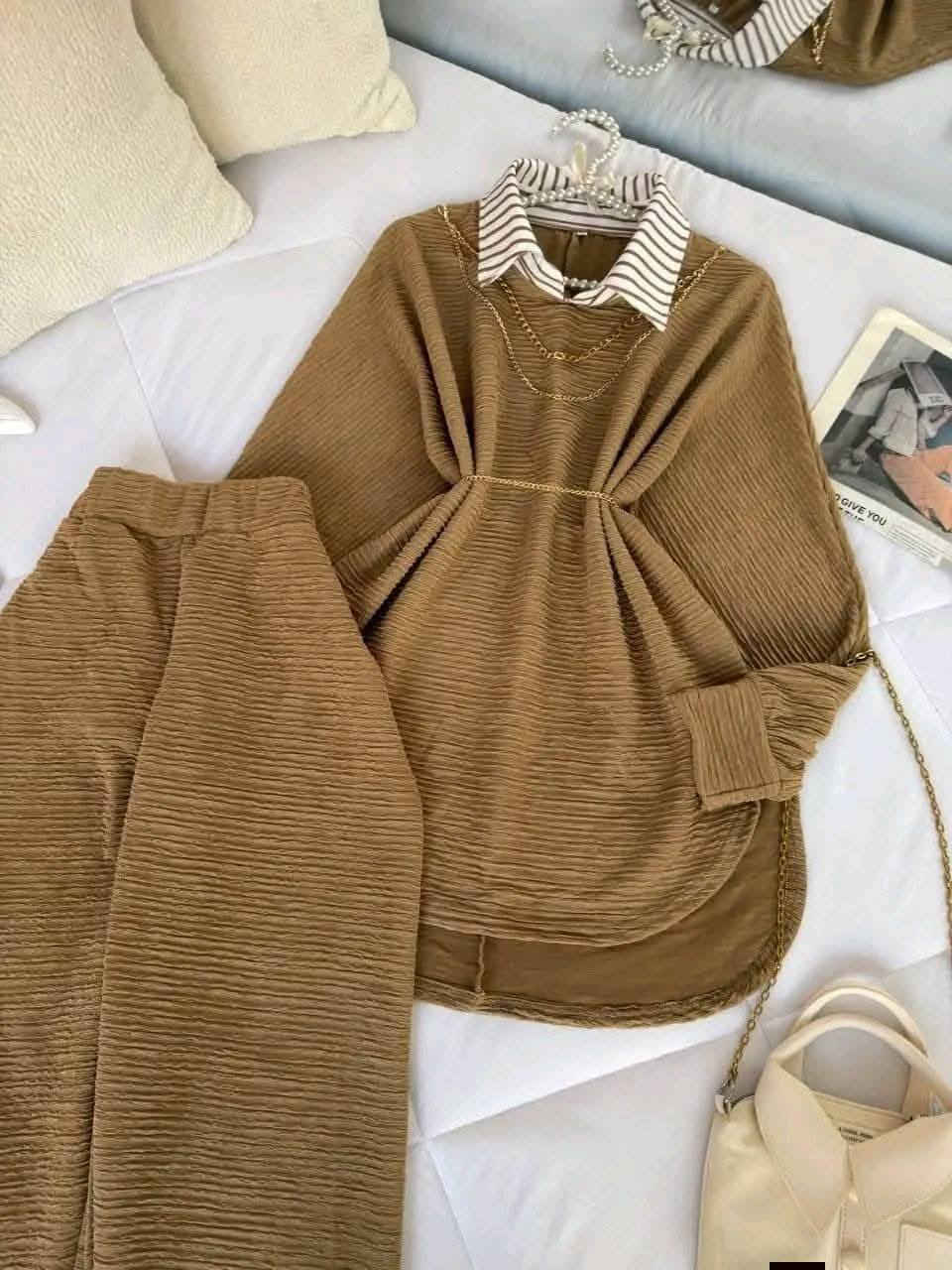 بّـسًـمِ آلَلَهِ آلَرَحًـمِـن آلُرحٍيَم 🌹🍃
#السعر_15الف_15الف 
سوت   قطعتين 🤍راهي كلش مريح 
#السعر_15الف_15الف 
قماشه ينطي بل لبس نوع الخامه ايروبين 

القياس 38 40 42 44 46 48 
توصيل الف دينار دخل المسيب وجميع محافظات العراق


**إذا كنت صاحب هذا الإعلان وتريد حذفه لأي سبب، رجاءا أرسل رسالة إلى الدعم الفني**