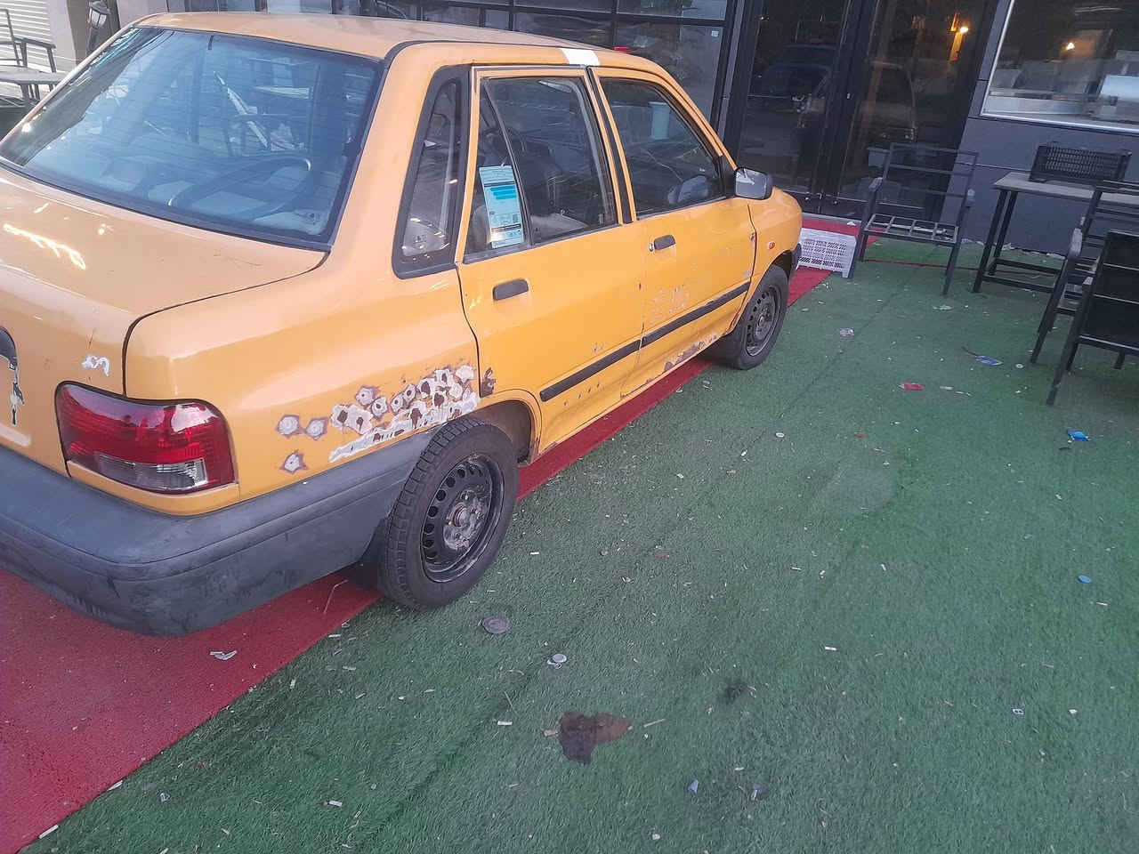 السلام عليكم سايبا موديل ٢٠١١مصفرة غرامات وهيئة بسمي تخم تاير جديد صدر جديد جامة جديدة سيارة مسمكرة عوزهة صبغ فقط كير جديد مكينة بيهة خيط ناعمة وحلوة العنوان المنصور الداودي رقم الهاتف*********** السعر ١٩وبيهة مجال بصيط اهل ١٥ وجوة ليخابرون
