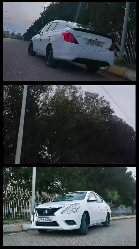 السلام عليكم نيسان صني موديل 22 رقم اربيل سنويه جديده هزه جديده السياره جاهزه ماتصرف عليهه ربع السيارة نضيفة ومالت بيت بليته زركة ضرر السيارة جامرلغ السكن تعديل ع بارد بدون تبديل تخم تايرات جديده باتري جديد السيارة ماشية 38 ميل وتجي شوف السيارة السيارة احلى من الصور السعر 122 وبيه مجال  كابون بانزين بيه تحويل ثاني يوم الرقم *********** مكاني كركوك
