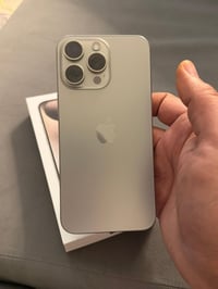 ايفون 15برو ماكس دبل سيم كارت ذاكره256بطاريه 91‎%‎جهاز اخو جديد زلغ وا...