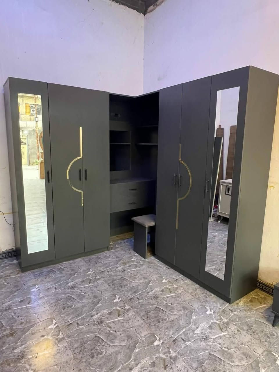 🔥 غرفة تركيه زاوية مستخدم – 6قطع كاملة 💎
ه💯 نظافه 95% |  نظام أبواب مرتبه 
💸 السعر: 600 قفل
🪛 شد مجاني + 🚚 نقل مجاني داخل بغداد 
#يوجد.انواع الغرف خاص


**إذا كنت صاحب هذا الإعلان وتريد حذفه لأي سبب، رجاءا أرسل رسالة إلى الدعم الفني**