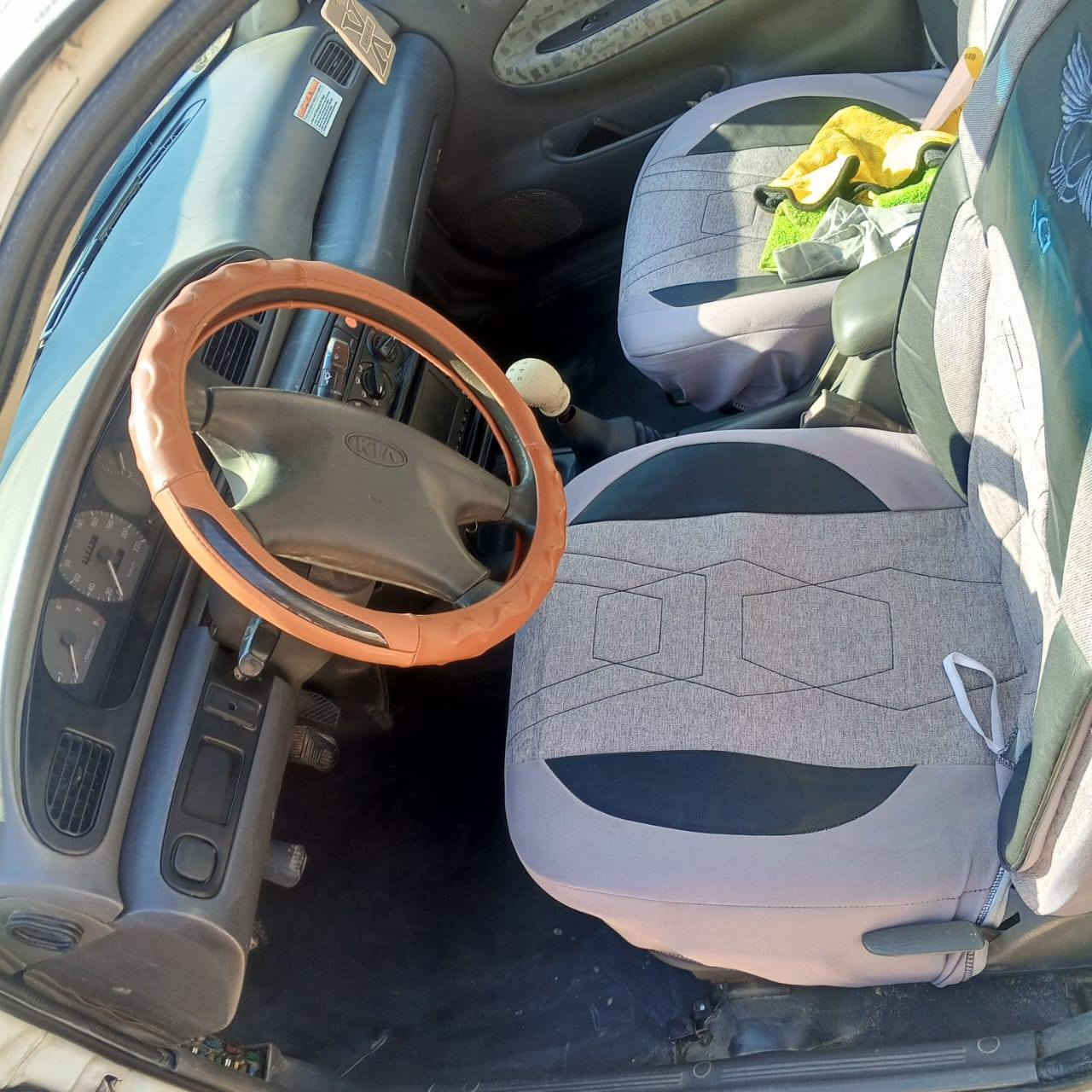 كيا سيفا موديل 96
كير عادي محرك بيه بخار 
صبغ احزام كهربائيات الكل شغاله رقم انكليزي هزه جديده
السنوية لل 30
السعر 37وبيها مجال
العنوان الانبار  الكرمة 
***********
