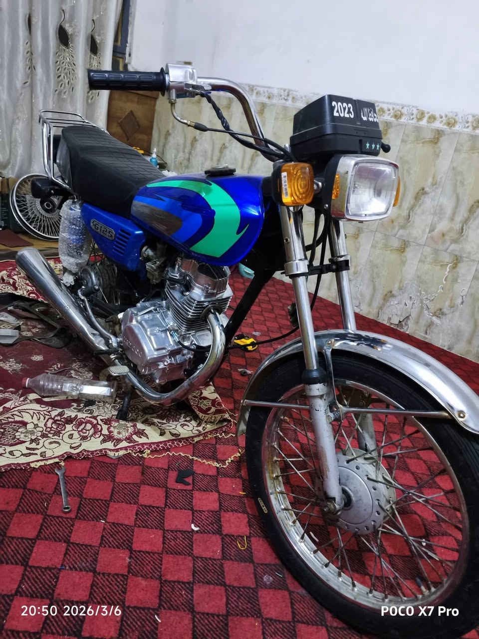 سلام عليكم
دراجه للبيع 2012 (( اوراق اصولي )) مو سكنر  معمره غراض جديد شوفت عينك كهربائيات كلها شغاله مابيها نقص السعر 400 وبيها مجال مكاني كربلاء سيد اسماعيل
***********
