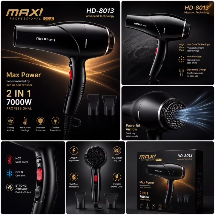 #متجر_نيو_لوك #الزبير #الزبير_واهل_الزبير 
 #مكائن_حلاقة 
سشوار  Max! gold  سعر 15 الف توصيل مجاني لجميع مناطق #الزبير *********** واتساب
