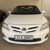 كورلا 2012 وارد امريكا كلين عداد 183 الف محرك 1800 بدون ضربة بدون صبغ ...