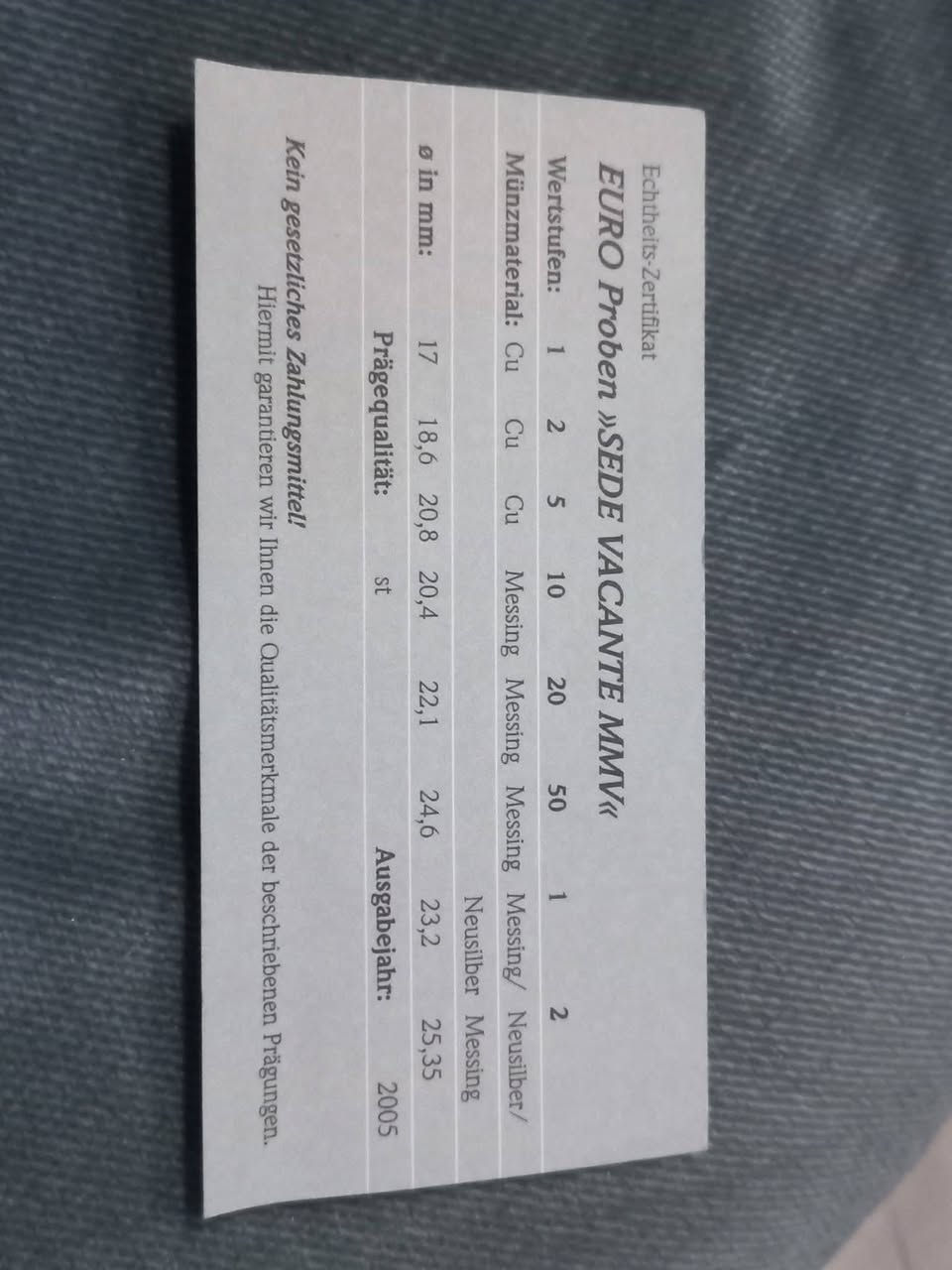 وصل حديثا
بيع مباشر ٥٠ الف دينار سعر ثابت رجاء
سيت اليورو سبيمان بروف سيت
تذكاري اليورو ٢٠٠٥
٨ قطع بروف
حافظة اصلية
كتلوك اصلي
اصدار محدود جدا ١٠ الف قطعة فقط


**إذا كنت صاحب هذا الإعلان وتريد حذفه لأي سبب، رجاءا أرسل رسالة إلى الدعم الفني**