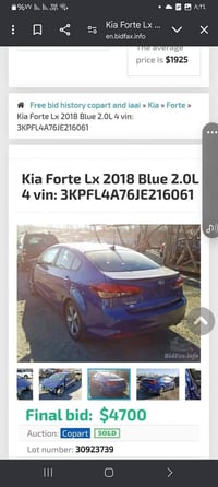 فورتي 2018 محرك 2000 وارد امريكي حادث سرقة جاملغات امامية ليبل واحد  ر...