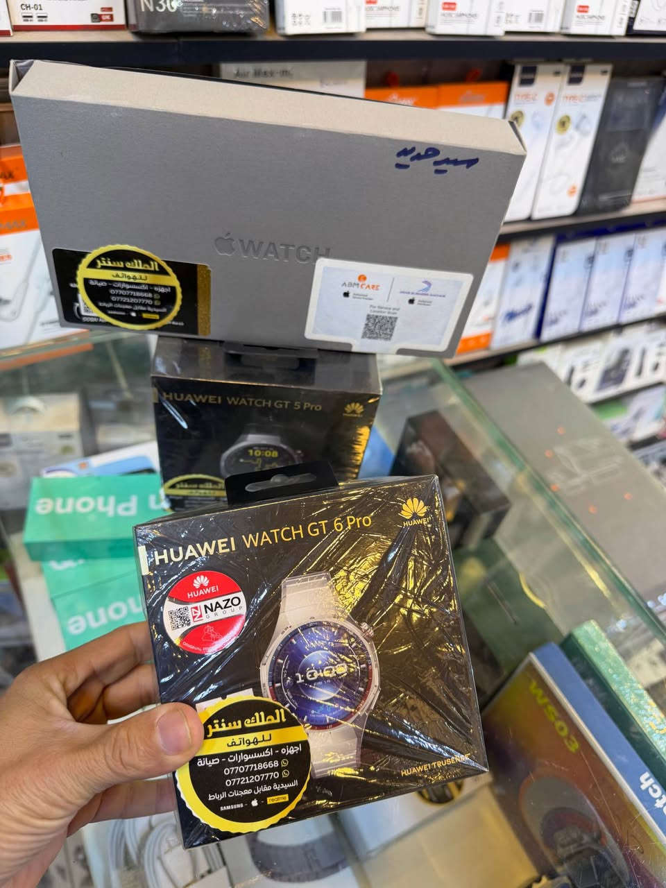 احدث ساعة ذكية من هواوي

Gt 6 pro

نسخة التيتانيوم

استخدام يوم واحد فقط

الملحقات كاملة وغير مفتوحة

السعر 375،000/اسعار ثابتة

الملك سنتر/السيدية

*********** بغداد, العراق
