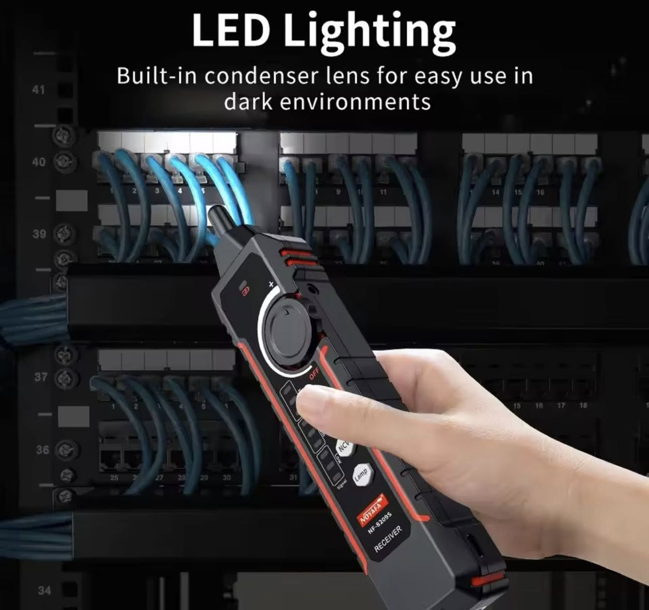 جهاز اختبار كابل شبكة Noyafa NF-8209S. 
يتميز بشاشة LCD لعرض النتائج.
يقوم بقياس طول كابلات الشبكة (LAN) من فئة 5 و 6.
يدعم اختبار تقنية نقل الطاقة عبر الإيثرنت (PoE).
يحتوي على أوضاع مسح متعددة لاكتشاف الأخطاء مثل الدائرة القصيرة والدائرة المفتوحة.


**إذا كنت صاحب هذا الإعلان وتريد حذفه لأي سبب، رجاءا أرسل رسالة إلى الدعم الفني**