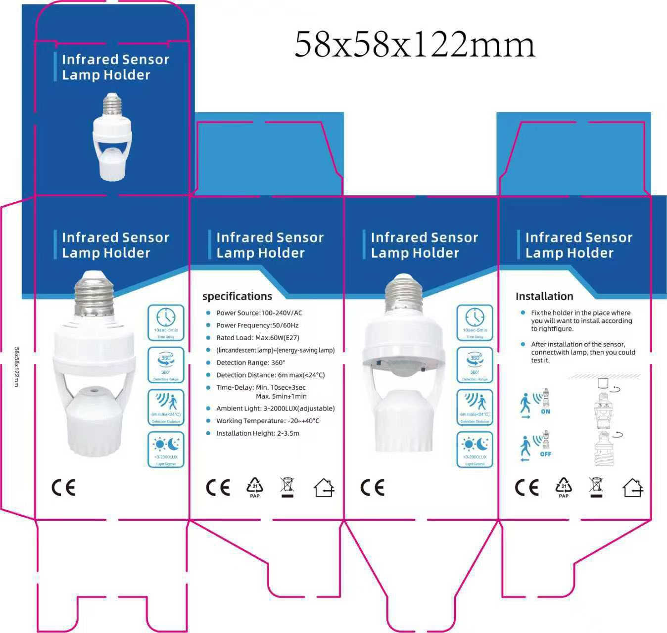 Sensor lamp holder.very useful products


**إذا كنت صاحب هذا الإعلان وتريد حذفه لأي سبب، رجاءا أرسل رسالة إلى الدعم الفني**