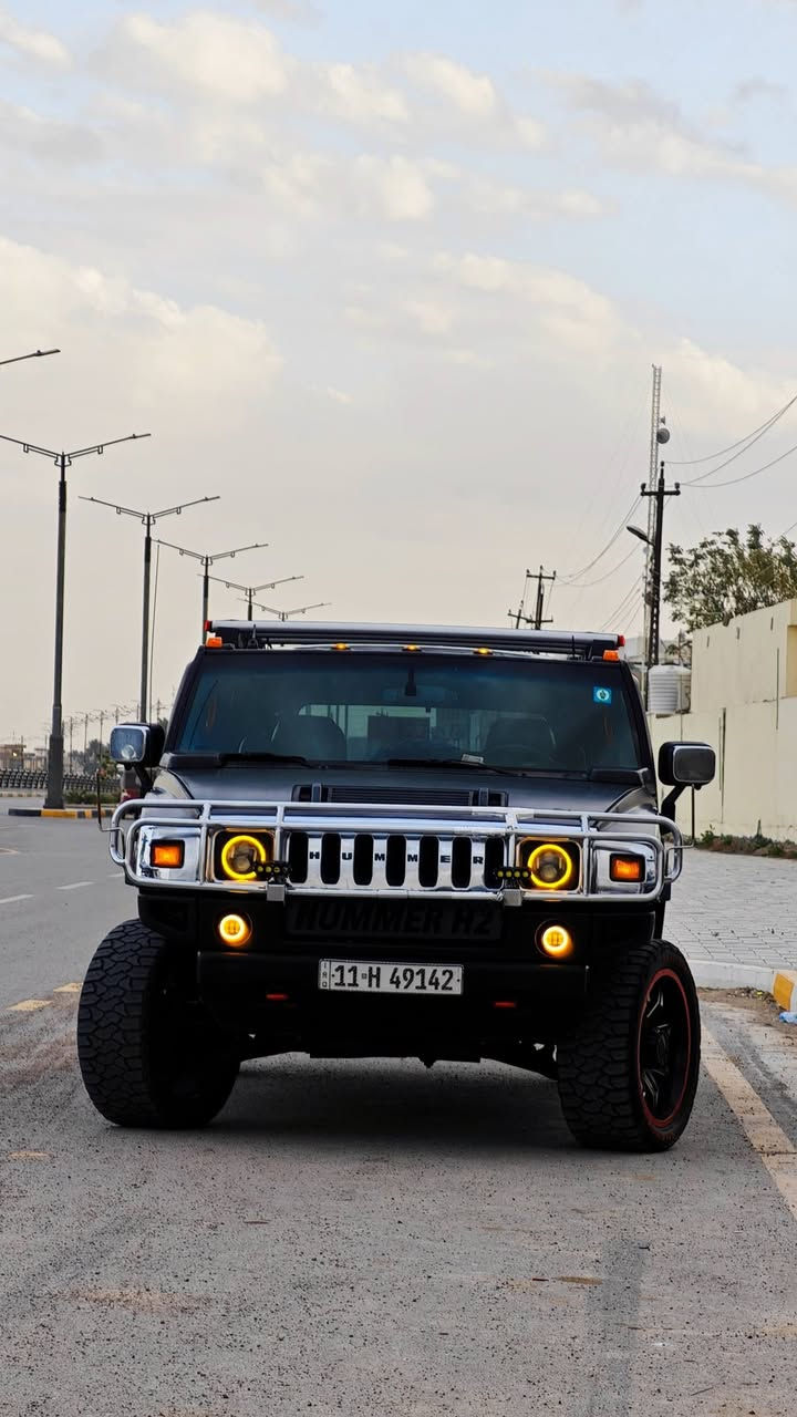 مراوس بتاهو بنفس السعر 
همر H2 موديل 2003
محرك و كير و تبريد مكفولات محرك 6100 
بدون ضرر صبغ حزام جمالية اسود طافي و القمارة بلادية بس جاردة
مري قلاب 
نظام مراقبة ضغط الاطارات
عليها سستم صوت و دمام 
منضومة غاز 80 لتر
نظام بصمة و تشغيل عن بعد 
تخم تاير تايلندي الاصلي قبل شهرين شديتة 
رقم بغداد باسمي تحويل ثاني يوم سنوية لغاية 2030
شاشة اندرويد فول مواصفات سعرها ورقتين و نظام كاميرات 360 درجة 
سعرها 185 مكاني ديالى بعقوبة 
***********
