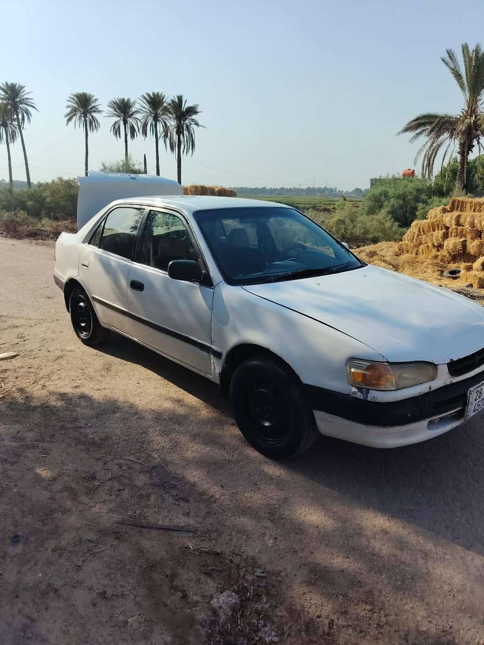 يالسلام عليكم كورلا موديل 96مكفوله من كص ونقل جثه واصوليات السياره مكينتها بيها بخار قليل كير جديد حداديه جديده تخم تاير باتري جديد غرفتها نضيفه كهربئياتها شغاله تبريد عوزه ترتيبات سنويتها 2031 نجف نكليزي مدادو ثاني يوم مكان السياره النجف /مشخاب  السعر34وبيها مجال  للاتصال والاستفسار ***********
