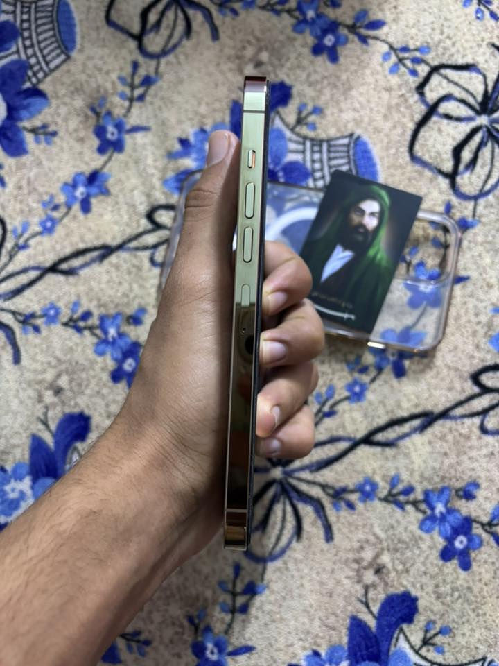 السلام عليكم
13pro max 
لون ذهبي 
بطارية 83 لا معلاية ولا ملعوب بيها 
ذاكرة 256 الجهاز مبدل بي شاشة فيس ايدي شغال 
الشاشة ألوانها حلوة وبي فطر ما مبين غير شي مابي الجهاز كلة شغال ومابي اي مشاكل مكاني بغداد مدينة الصدر 
السعر 475 وبي مجال للشراي ❤️
*********** ما متواجد خاص واتساب راسلني وب الخدمة
