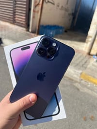 ايفون 14 برو ماكس 256  تلفون نضيف شرط الفحص    بطاريته87%  iPhone 14 P...