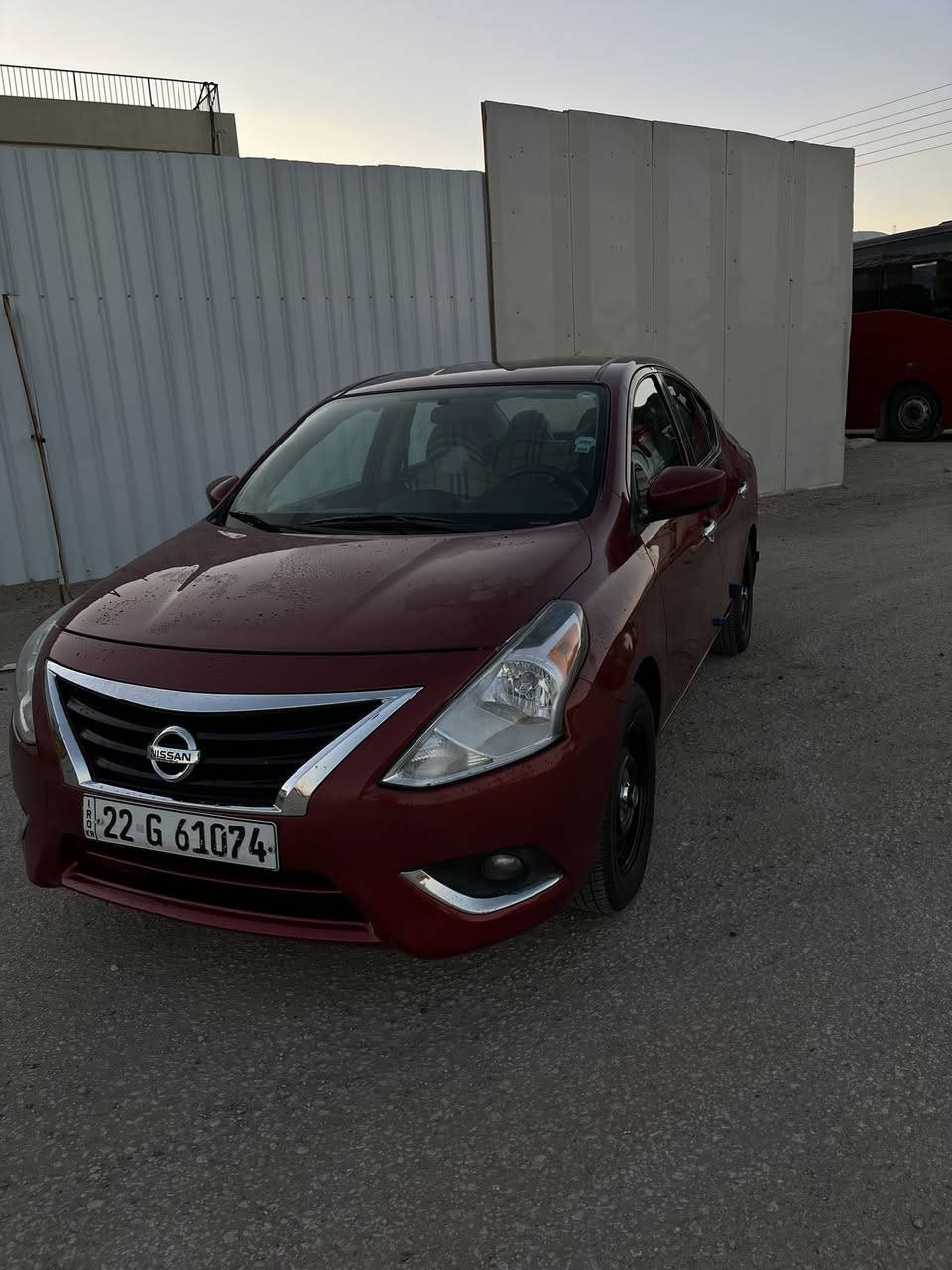 سلام عليكم للبيع او مراوس
� نيسان فيرسا موديل 2019
✅ لون ماروني مميز
✅ رقم أربيل – وكالة تحويل
✅ وارد أمريكي بدون أي ضرر
✅ ممشى 106 ألف ميل
✅ السيارة قبل يومين مسويتها كاملة
✅ حدادية جديده قبل يومين مسويه صدر كامل كامل 
✅ بيها تبديل جاملغ جه السايق داخل العراق فقط 
✅صبغ قليل في دعاميه الاماميه وخلفيه
✅ سياره  sv
✅ تحكم جهتين مع مثبت سرعة 
✅ شاشه تحكم 
✅ تايرات حاله 80‎%‎ 
✅ سيارة نضيفه جدا ستخدام شخصي
 

سعر 113 بيه مجال مكان نجف 

 *********** متواجد وتساب فقط

