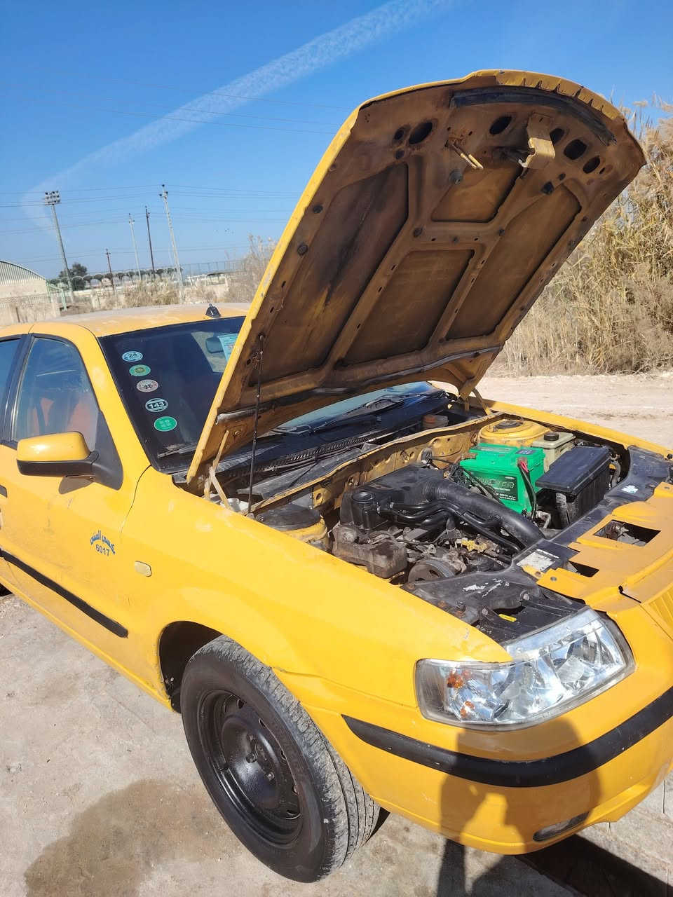 سلام عليكم
سمند 11للبيع او مراوس   سياره جاهزه كير مكينه خير من الله  تخم تاير  كشر شوف العين بيهه بس الدوس معمرات  سياره مصفرهه   رقم مثنى  سعر ٣٤ او بيهه مجال. ***********
