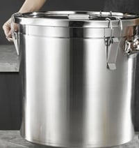 استانلس ستيل • غطاء محكم • مشابك قفل